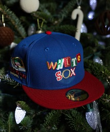 HOMEGAME（ホームゲーム）の「ニューエラ【NEW ERA】- Chicago White Sox Comiskey Park Song Bird Blue/H Red（キャップ）」