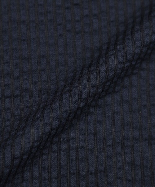 Paul Stuart(ポールスチュアート)の「【WEB・一部店舗限定】ストライプサッカージャージー半袖Tシャツ(Tシャツ/カットソー・メンズ・ホワイト/ダークネイビー・XL/L/M)」の12枚目の写真