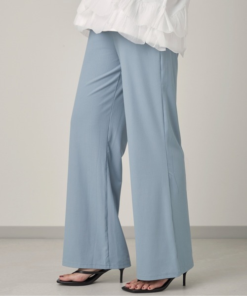 OFROOM(オフルーム)の「【接触冷感・UVカット】Cool Rib Rashguard Pants|クールリブラッシュガードパンツ(その他パンツ・レディース・カーキ/ホワイト/ブルー/ベージュ/ブラック・SMALL/LARGE/MEDIUM)」の5枚目の写真
