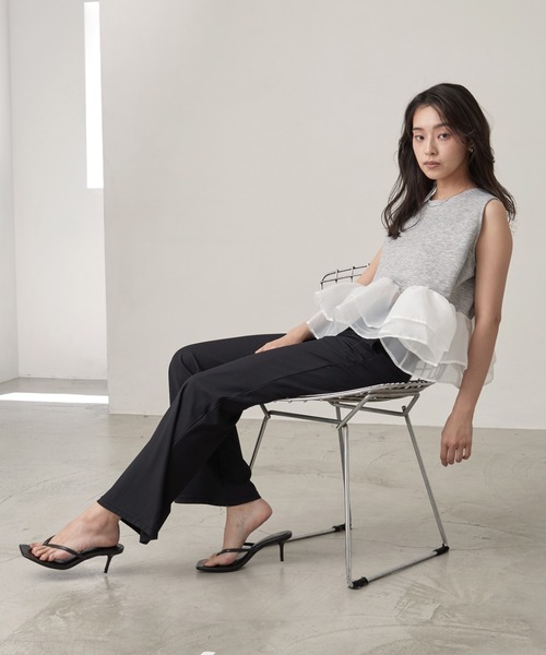 OFROOM(オフルーム)の「【接触冷感・UVカット】Cool Rib Rashguard Pants|クールリブラッシュガードパンツ(その他パンツ・レディース・カーキ/ホワイト/ブルー/ベージュ/ブラック・SMALL/LARGE/MEDIUM)」の12枚目の写真