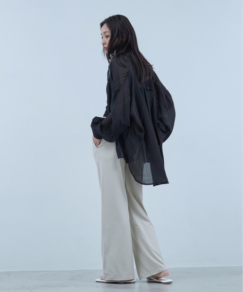 OFROOM(オフルーム)の「【接触冷感・UVカット】Cool Rib Rashguard Pants|クールリブラッシュガードパンツ(その他パンツ・レディース・カーキ/ホワイト/ブルー/ベージュ/ブラック・SMALL/LARGE/MEDIUM)」の18枚目の写真