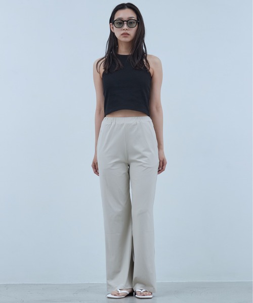 OFROOM(オフルーム)の「【接触冷感・UVカット】Cool Rib Rashguard Pants|クールリブラッシュガードパンツ(その他パンツ・レディース・カーキ/ホワイト/ブルー/ベージュ/ブラック・SMALL/LARGE/MEDIUM)」の17枚目の写真
