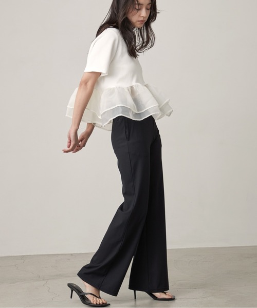 OFROOM(オフルーム)の「【接触冷感・UVカット】Cool Rib Rashguard Pants|クールリブラッシュガードパンツ(その他パンツ・レディース・カーキ/ホワイト/ブルー/ベージュ/ブラック・SMALL/LARGE/MEDIUM)」の7枚目の写真