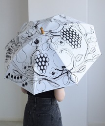 utatane | utatane×Kuovi 日傘 完全遮光100% スライドショート47cm オーチャードバンブー タッセル付(長傘)