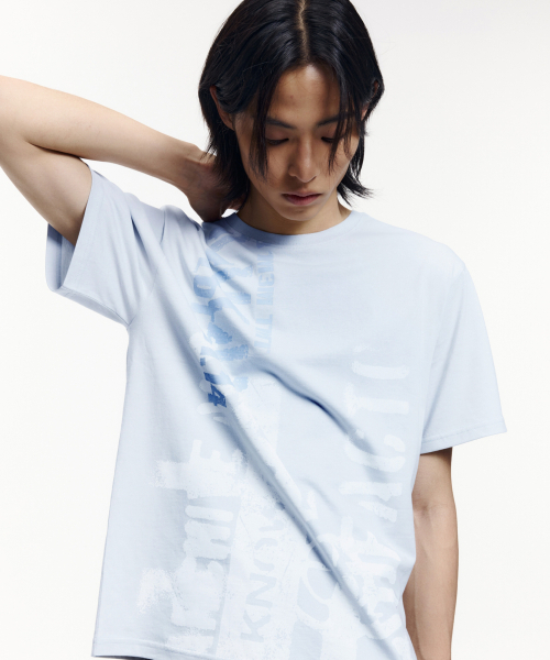 AAKAM(アーカム)の「Aim Lettering Half Top (Sky Blue)(Tシャツ/カットソー・レディース・その他・1/2/3)」の16枚目の写真