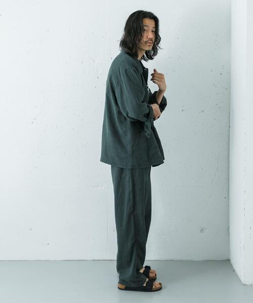 URBAN RESEARCH(アーバンリサーチ)の「『別注』LE VETEMENT ATLANTIQUE×URBAN RESEARCH ワークジャケット(カバーオール・メンズ・ブラック/グリーン・MEDIUM/LARGE)」の10枚目の写真