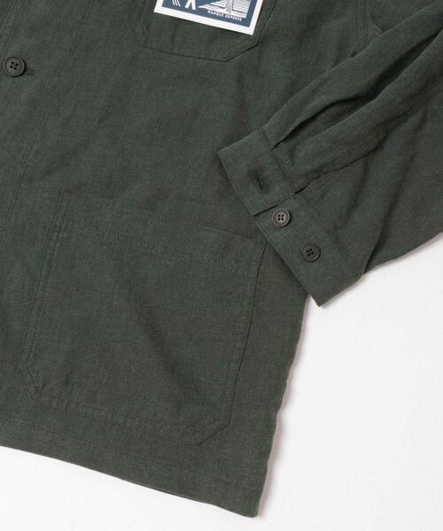 URBAN RESEARCH(アーバンリサーチ)の「『別注』LE VETEMENT ATLANTIQUE×URBAN RESEARCH ワークジャケット(カバーオール・メンズ・ブラック/グリーン・MEDIUM/LARGE)」の15枚目の写真