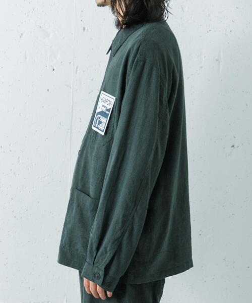 URBAN RESEARCH(アーバンリサーチ)の「『別注』LE VETEMENT ATLANTIQUE×URBAN RESEARCH ワークジャケット(カバーオール・メンズ・ブラック/グリーン・MEDIUM/LARGE)」の21枚目の写真