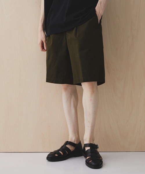 PUBLIC TOKYO（パブリックトウキョウ）の「PUBLIC CHINO BUGGY SHORTS（チノパンツ・メンズ・カーキ/ブラック/ベージュ・1/2）」の7枚目の写真