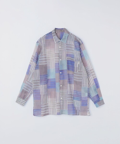 SHIPS any(シップス エニィ)の「【SHIPS any別注】迷迭香: シアー メッシュ プリント シャツ(シャツ/ブラウス・メンズ・グリーン/レッド/ブルー・2/3)」の19枚目の写真