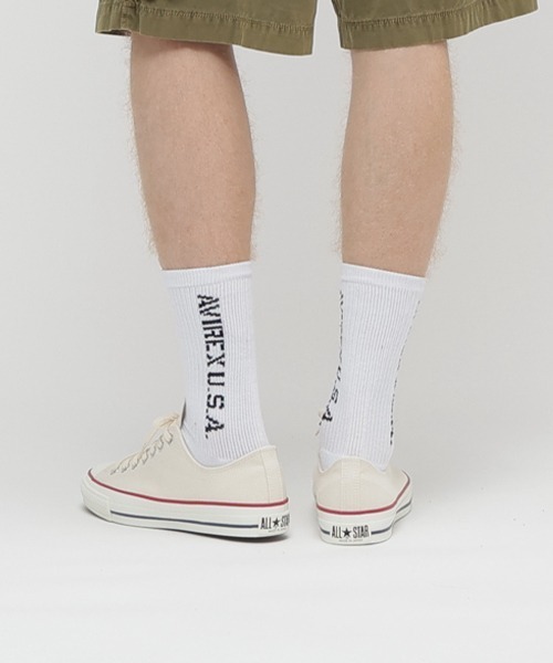 AVIREX(アヴィレックス)の「《CONVERSE》ALL STAR J OX / キャンバス オールスター / コンバース(スニーカー・メンズ・ブラック/オフホワイト・9.5/8.5/8/7.5/9)」の19枚目の写真