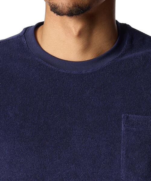 UNDER ARMOUR（アンダーアーマー）の「UAアイコン スポーツウェア テリー ショートスリーブ Tシャツ（ライフスタイル/メンズ）（Tシャツ/カットソー・メンズ・ネイビー・L/S/XL/2XL/M）」の4枚目の写真