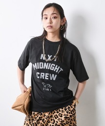 CHIC STYLE | 綿100％ロゴプリントTシャツ＜大きいサイズ有＞シックスタイル(Tシャツ/カットソー)