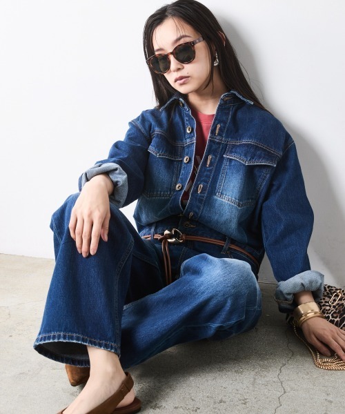 CHIC STYLE(シックスタイル)の「綿100%ロゴプリントTシャツ<大きいサイズ有>シックスタイル(Tシャツ/カットソー・レディース・スミクロ/イエロー/レッド・5L/4L/3L/LL/L/M)」の12枚目の写真