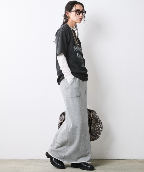 CHIC STYLE(シックスタイル)の「綿100%ロゴプリントTシャツ<大きいサイズ有>シックスタイル(Tシャツ/カットソー・レディース・スミクロ/イエロー/レッド・5L/4L/3L/LL/L/M)」の5枚目の写真