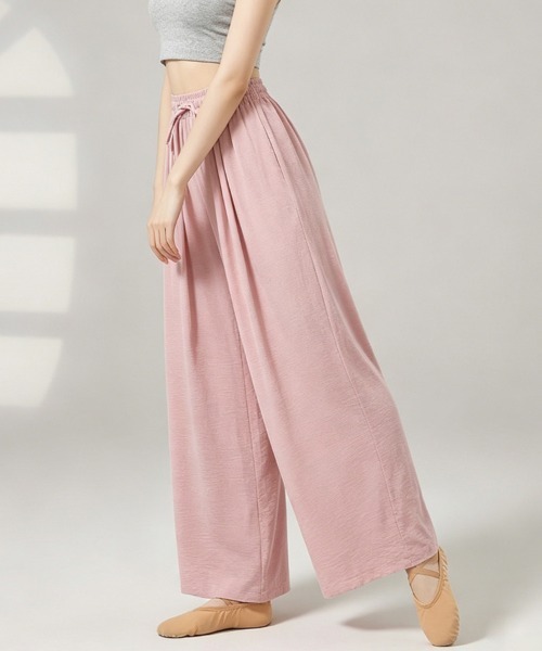 ONEP STAR(ワンピスター)の「シンプルワイドロングパンツ(その他パンツ・レディース・ブラック/ブラウン/キャメル/ワインレッド/パープル/ピンク・MEDIUM)」の22枚目の写真
