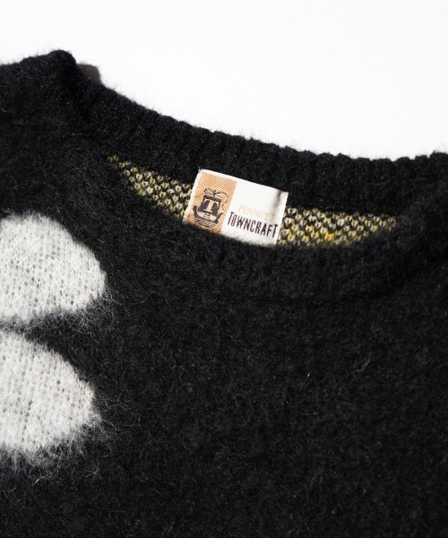 TOWNCRAFT（タウンクラフト）の「TOWNCRAFT / タウンクラフト MOHAIR SHAGGY JACQUARD CREW SWEATER モヘア シャギー ジャガード クルーセーター（ニット/セーター・メンズ・その他1/その他2/その他3/ストライプ/レオパード・SMALL/MEDIUM/LARGE）」の11枚目の写真