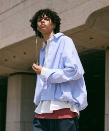 rehacer : Arc line Shirt Jacket / アークラインシャツジャケット