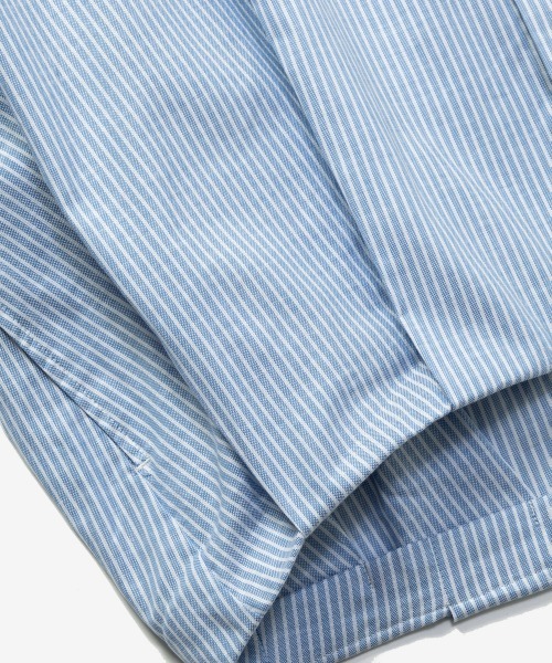rehacer(レアセル)の「rehacer : Arc line Shirt Jacket / アークラインシャツジャケット(シャツ/ブラウス・メンズ・サックスブルー/ライトブルー・MEDIUM/SMALL/X-LARGE/LARGE)」の13枚目の写真