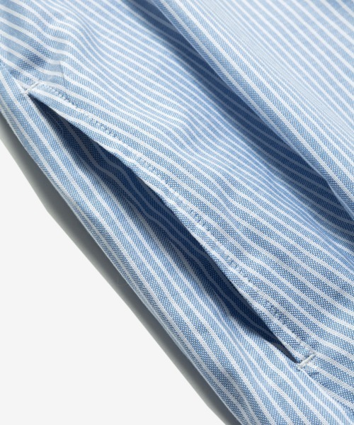 rehacer(レアセル)の「rehacer : Arc line Shirt Jacket / アークラインシャツジャケット(シャツ/ブラウス・メンズ・サックスブルー/ライトブルー・MEDIUM/SMALL/X-LARGE/LARGE)」の14枚目の写真