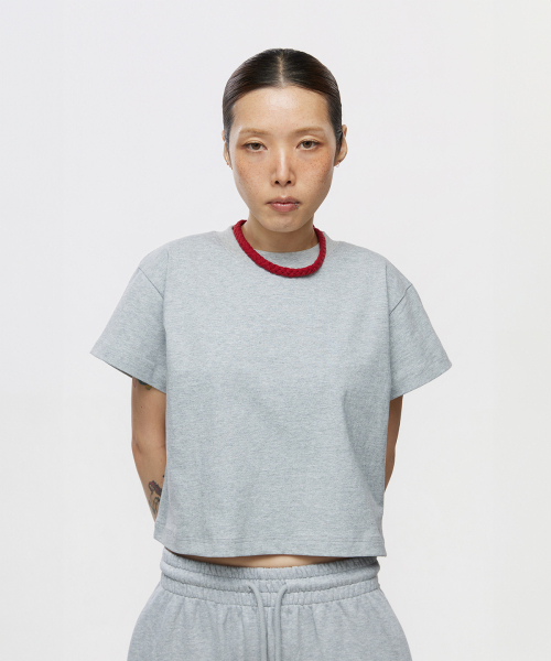 SAILAS(サイラス)の「(W)T01 Crop 1/2_GR(Tシャツ/カットソー・レディース・その他・LARGE/W/MEDIUM)」の4枚目の写真