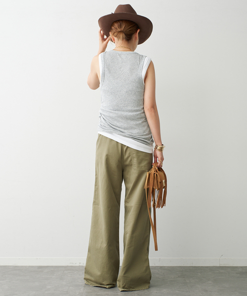 Johnbull(ジョンブル)の「【JOHNBULL/ジョンブル】WORK PANTS KHAKI(その他パンツ・レディース・カーキ・34/38/36)」の14枚目の写真