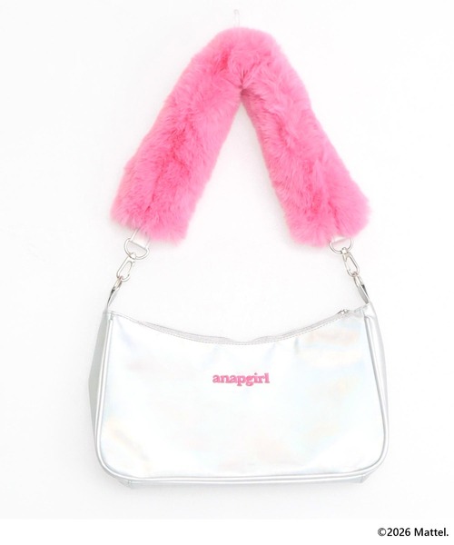 ANAP GiRL(アナップガール)の「ANAPGiRL×【Barbie】2WAYハンドルバッグ(ショルダーバッグ・キッズ・シルバー・F)」の13枚目の写真