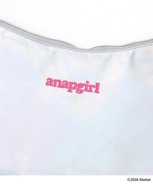ANAP GiRL(アナップガール)の「ANAPGiRL×【Barbie】2WAYハンドルバッグ(ショルダーバッグ・キッズ・シルバー・F)」の17枚目の写真