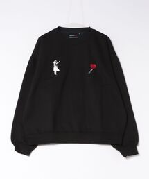 【BRANDALISED/ブランダライズド】アソート グラフィックアート クルーネックスウェットプルオーバー