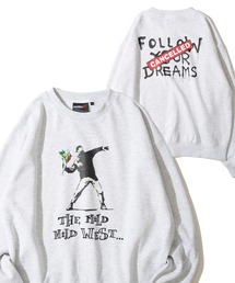 【BRANDALISED/ブランダライズド】アソート グラフィックアート クルーネックスウェットプルオーバー
