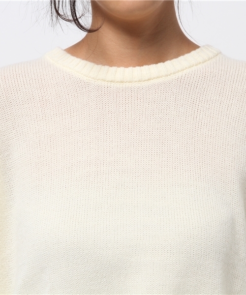 OUTLET（アウトレット）の「【Ciaopanic】AC/W後布帛KNITP/O（ニット/セーター・レディース・グレー/ブラック/アイボリー/ネイビー・FREE）」の8枚目の写真