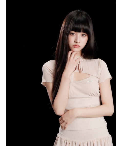 andwang(アンドワン)の「Mellow Coquette Set(ワンピース・レディース・ホワイト/ブラック/ベージュ・FREE)」の22枚目の写真