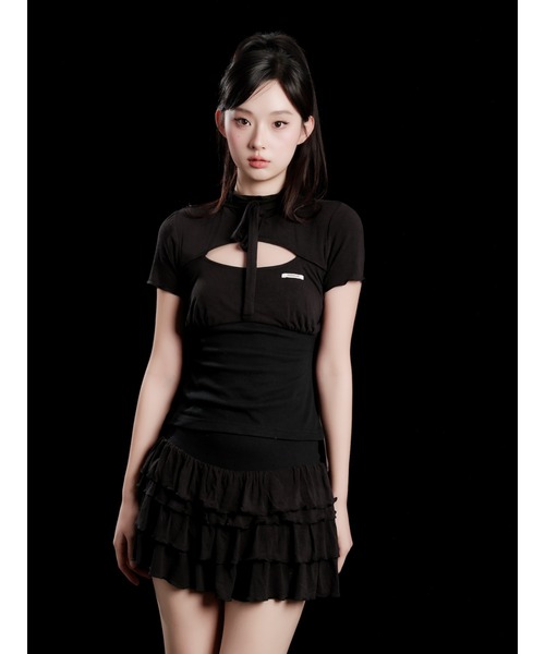 andwang(アンドワン)の「Mellow Coquette Set(ワンピース・レディース・ホワイト/ブラック/ベージュ・FREE)」の16枚目の写真