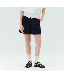 [W]ツーピンタック3部ショートパンツ - 2カラー MYHP3212