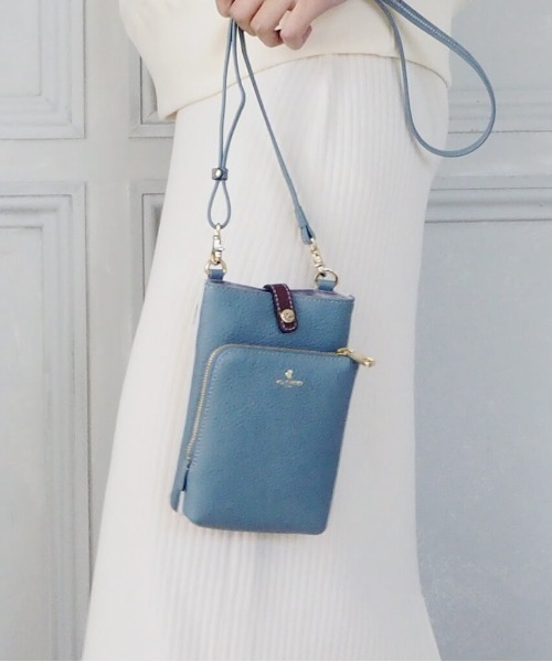 PELLEBORSA(ペレボルサ)の「マイクロショルダー Reinette Goods 4746(ショルダーバッグ・レディース・ベージュ系その他/ブルー系その他/ホワイト/ブラック/ライラック・FREE)」の4枚目の写真