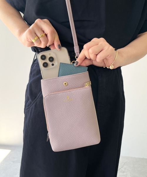 PELLEBORSA(ペレボルサ)の「マイクロショルダー Reinette Goods 4746(ショルダーバッグ・レディース・ベージュ系その他/ブルー系その他/ホワイト/ブラック/ライラック・FREE)」の5枚目の写真