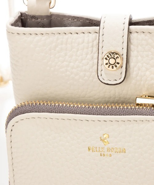 PELLEBORSA(ペレボルサ)の「マイクロショルダー Reinette Goods 4746(ショルダーバッグ・レディース・ベージュ系その他/ブルー系その他/ホワイト/ブラック/ライラック・FREE)」の9枚目の写真