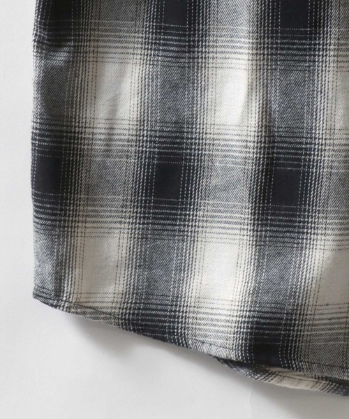 SITRY(シトリー)の「Flannel Check Shirt/オーバーサイズ オンブレチェックシャツ ネルチェックシャツ ネルシャツ(シャツ/ブラウス・メンズ・ホワイト/ブラック/ネイビー/レッド/サックスブルー/グリーン/マスタード/ブラック系その他・LL/M/L)」の21枚目の写真