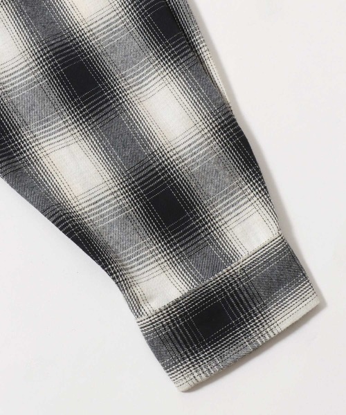 SITRY(シトリー)の「Flannel Check Shirt/オーバーサイズ オンブレチェックシャツ ネルチェックシャツ ネルシャツ(シャツ/ブラウス・メンズ・ホワイト/ブラック/ネイビー/レッド/サックスブルー/グリーン/マスタード/ブラック系その他・LL/M/L)」の22枚目の写真