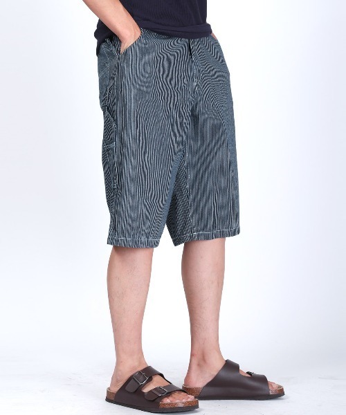 LUXSTYLE(ラグスタイル)の「ペインターハーフパンツ(その他パンツ・メンズ・ブルー/ブラック系その他/ネイビー/ブラック・L/S/M)」の4枚目の写真
