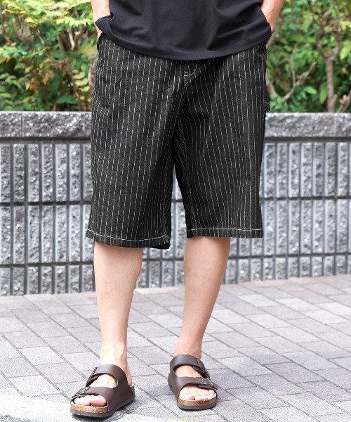 LUXSTYLE(ラグスタイル)の「ペインターハーフパンツ(その他パンツ・メンズ・ブルー/ブラック系その他/ネイビー/ブラック・L/S/M)」の6枚目の写真