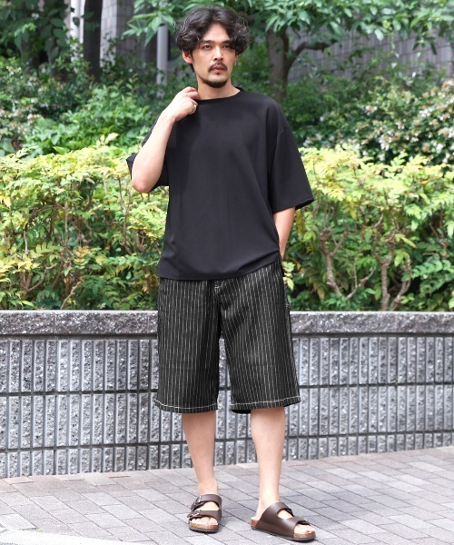 LUXSTYLE(ラグスタイル)の「ペインターハーフパンツ(その他パンツ・メンズ・ブルー/ブラック系その他/ネイビー/ブラック・L/S/M)」の8枚目の写真
