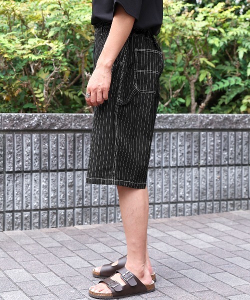 LUXSTYLE(ラグスタイル)の「ペインターハーフパンツ(その他パンツ・メンズ・ブルー/ブラック系その他/ネイビー/ブラック・L/S/M)」の16枚目の写真