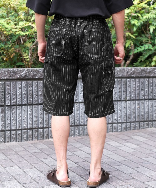LUXSTYLE(ラグスタイル)の「ペインターハーフパンツ(その他パンツ・メンズ・ブルー/ブラック系その他/ネイビー/ブラック・L/S/M)」の17枚目の写真