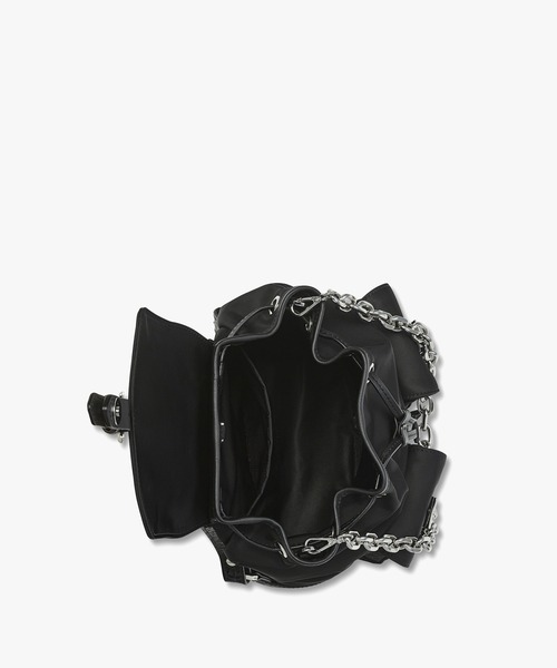 MCM（エムシーエム）の「Aren ドローストリング バックパック - ECONYL＆レザー（バックパック/リュック・メンズ・ブラック・ONE SIZE）」の3枚目の写真