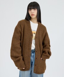 【TOWNCRAFT/タウンクラフト】MOHAIR SHAGGY CARDIGAN モヘア シャギーカーディガン