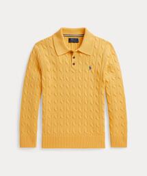 PoloRalphLauren♡ニットポロイエロー　キッズサイズLG12-14 POLO RALPH LAUREN｜ポロ ラルフ ローレン（キッズ）のトップス