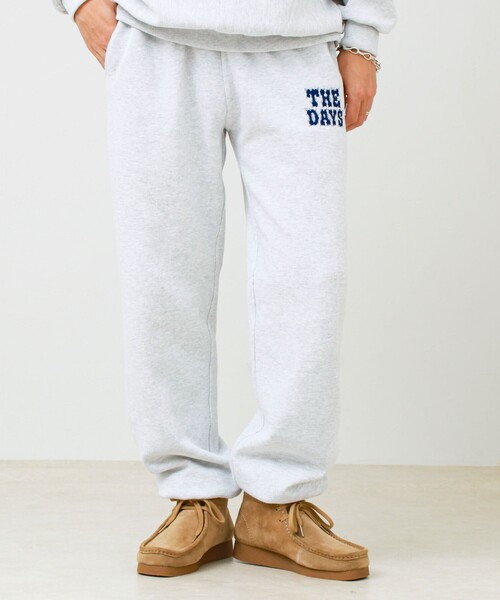 GLOSTER（グロスター）の「【THE DAYS/ザ デイ】HIGE SWEAT PANTS 髭文字刺繍 スウェットパンツ 裏起毛（スウェットパンツ・メンズ・ライトグレー・M/L）」の6枚目の写真