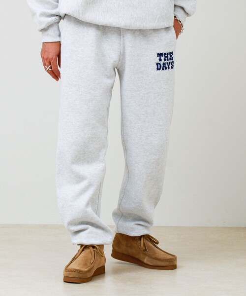 GLOSTER（グロスター）の「【THE DAYS/ザ デイ】HIGE SWEAT PANTS 髭文字刺繍 スウェットパンツ 裏起毛（スウェットパンツ・メンズ・ライトグレー・M/L）」の10枚目の写真