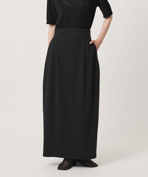 MARW UNITED ARROWS(マルゥ ユナイテッドアローズ)の「<MARW UNITED ARROWS>ジョーゼット バルーン スカート(スカート・レディース・ブラック/ダークブラウン・38/36)」の2枚目の写真